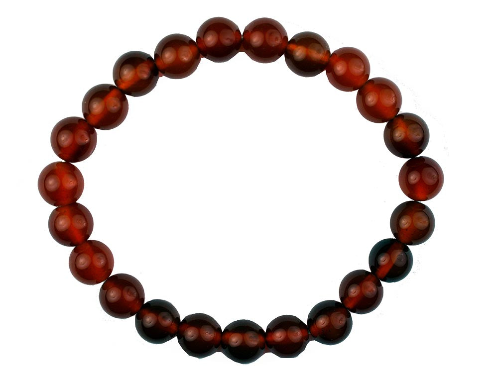Carnelian Bracelet 8mm Beads