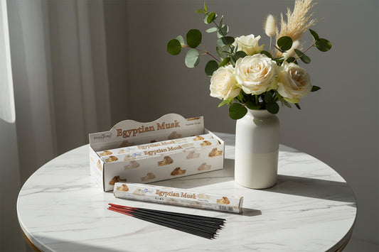 💫🌿 Stamford Egyptian Musk Incense Sticks | Sensual Musk Aroma | Home Fragrance - Incense - Auras Workshop Cyprus
