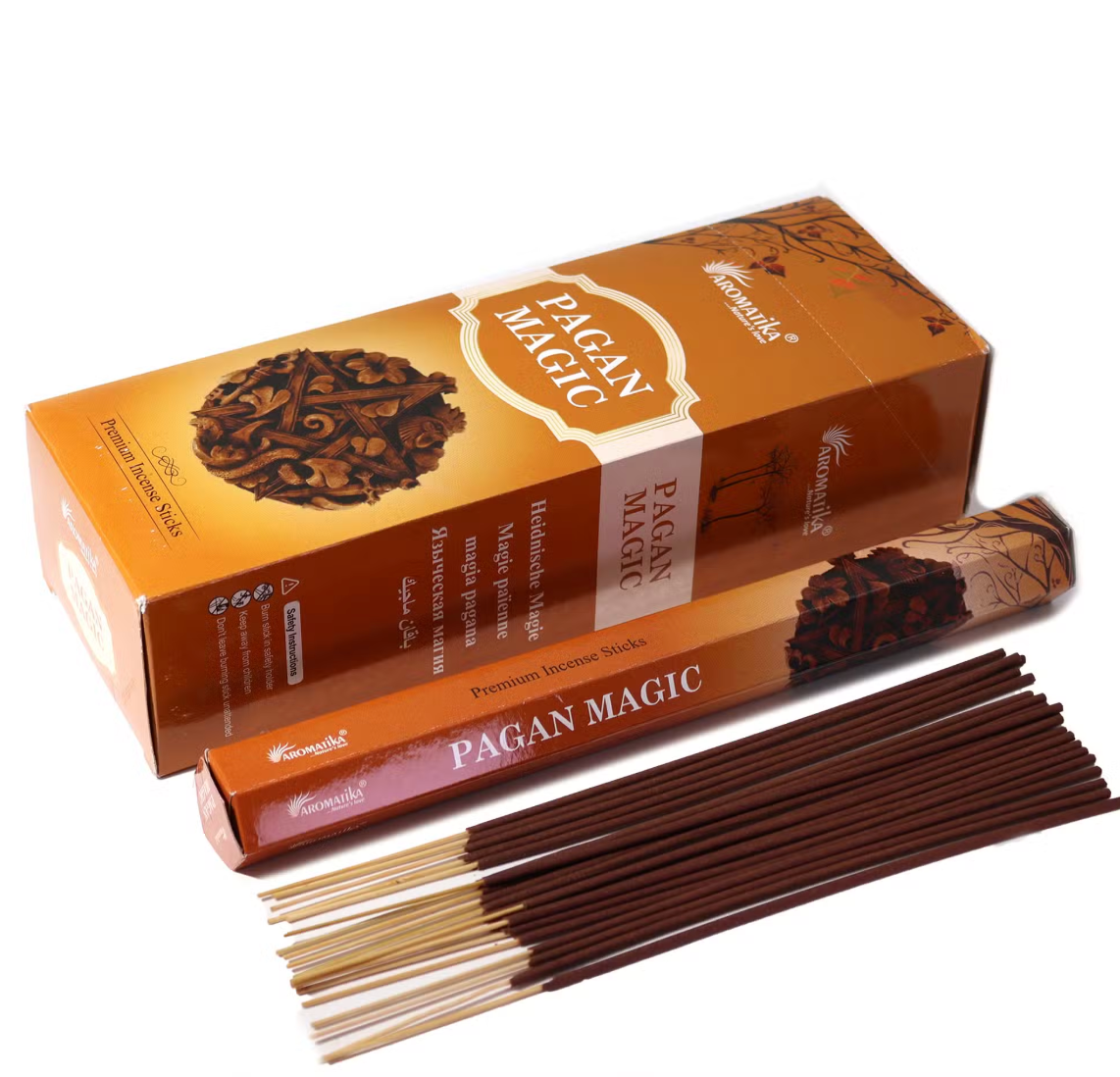 Aromatika Charcoal Free Hex Incense โ Pagan Magic | Ritual, Manifestation & Grounding