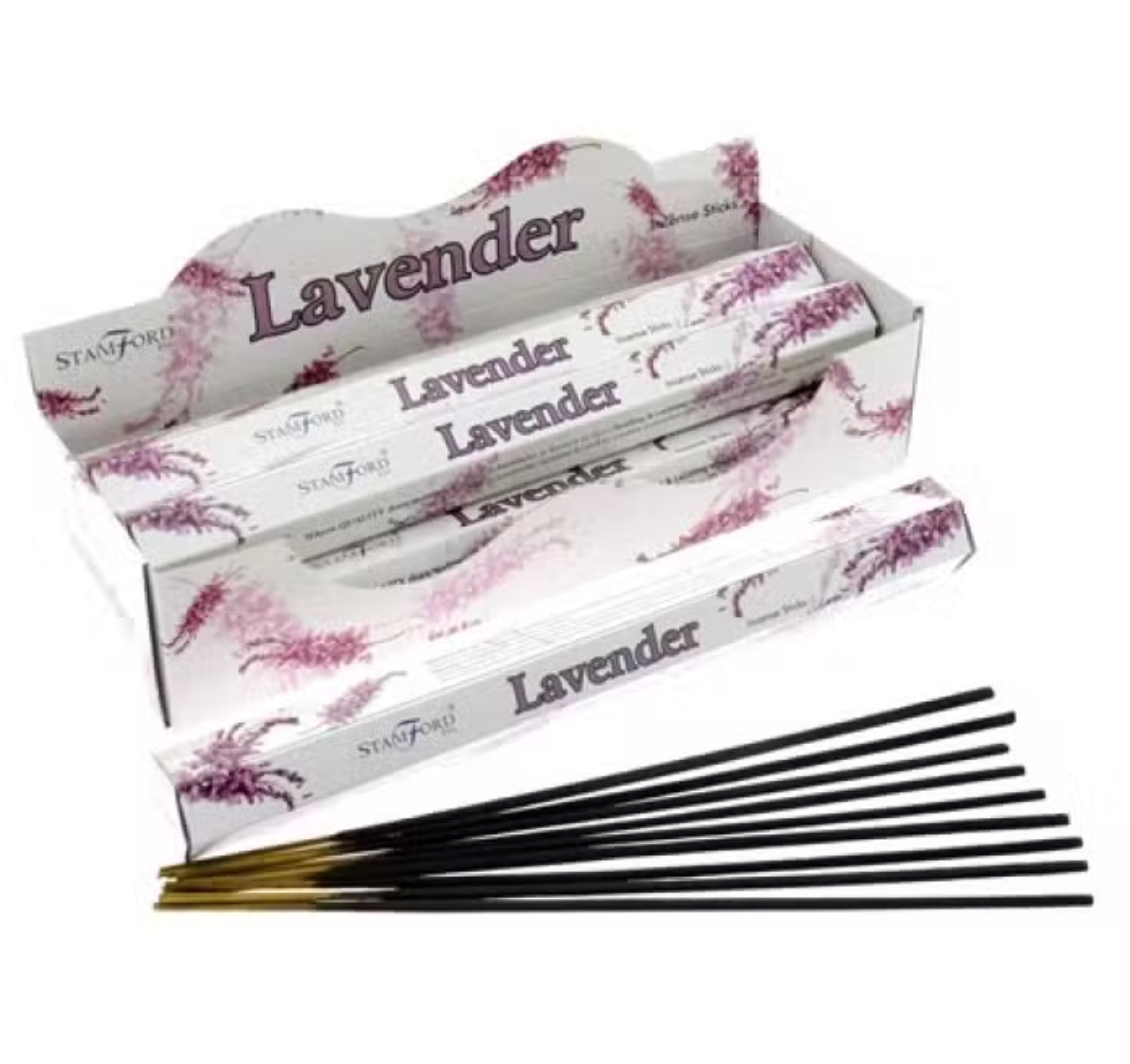 Stamford Lavender Incense Sticks – Calming Floral Aroma & Relaxing Atmosphere