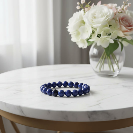 Sodalite Bracelet 8mm Beads