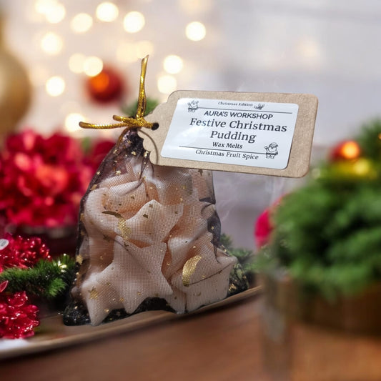 Festive Christmas Pudding Wax Melts – Christmas Edition (Nut Free) | Auras Workshop
