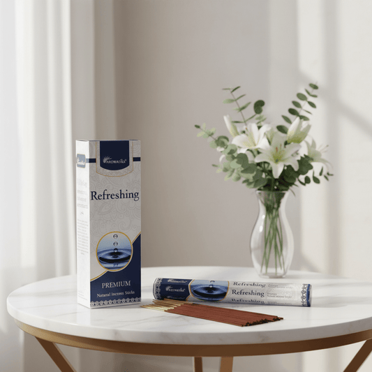 Aromatika Charcoal Free Hex Incense – Refreshing | Freshness, Renewal & Uplifting Aroma - Auras Workshop Auras Workshop