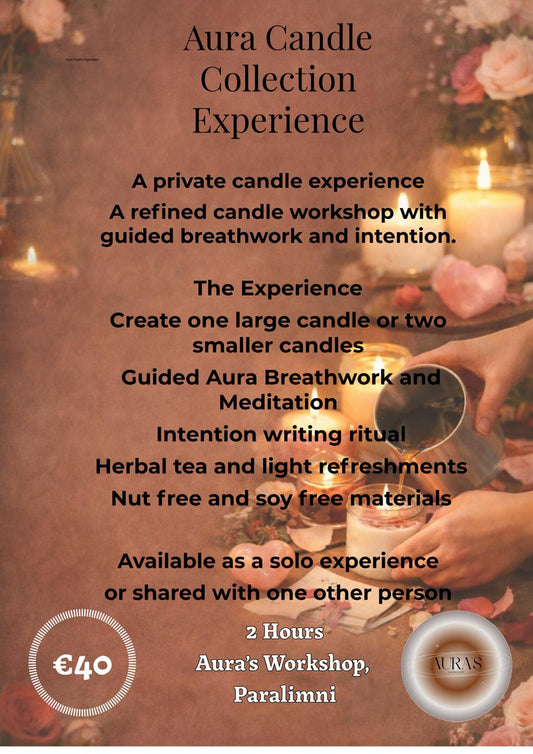 Aura Candle Collection Experience - Auras Workshop Auras Workshop