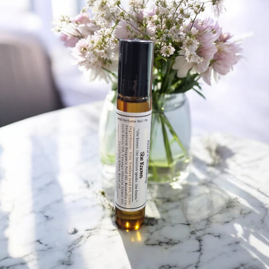✨ Aura’s Workshop – “She Knows” Perfume Roll - On 10ml - Auras Workshop Auras Workshop