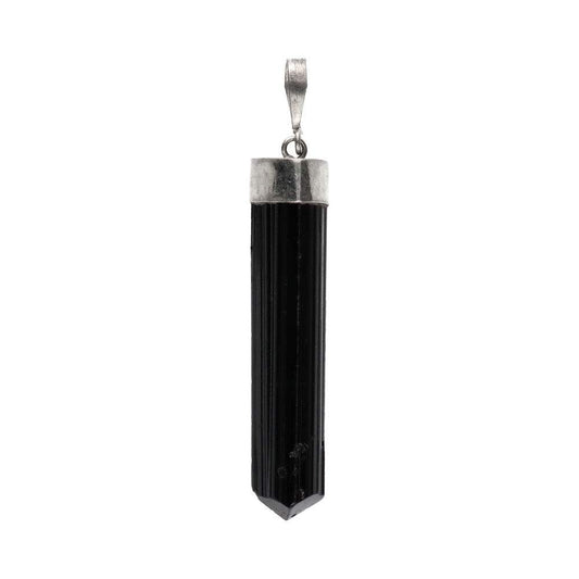 Black Tourmaline Cathedral Pendant – 925 Sterling Silver - Crystal Jewellery - Auras Workshop Auras Workshop