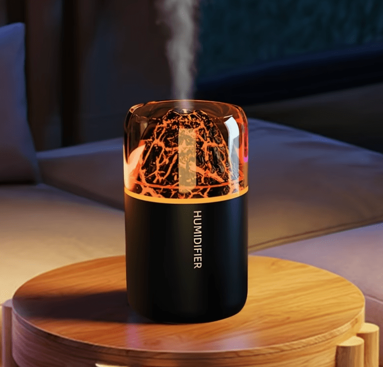 🌋🖤 Black Volcano Style Home Mini Humidifier & Car Fragrance Diffuser | Aromatherapy Machine - Auras Workshop Auras Workshop