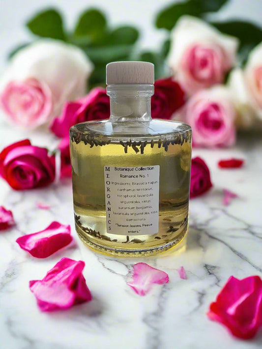 Botanique Collection Romance No1 Body Massage Oil – Tension Leaves, Peace Enters – 250ml 💆♀️💖 - Auras Workshop Auras Workshop