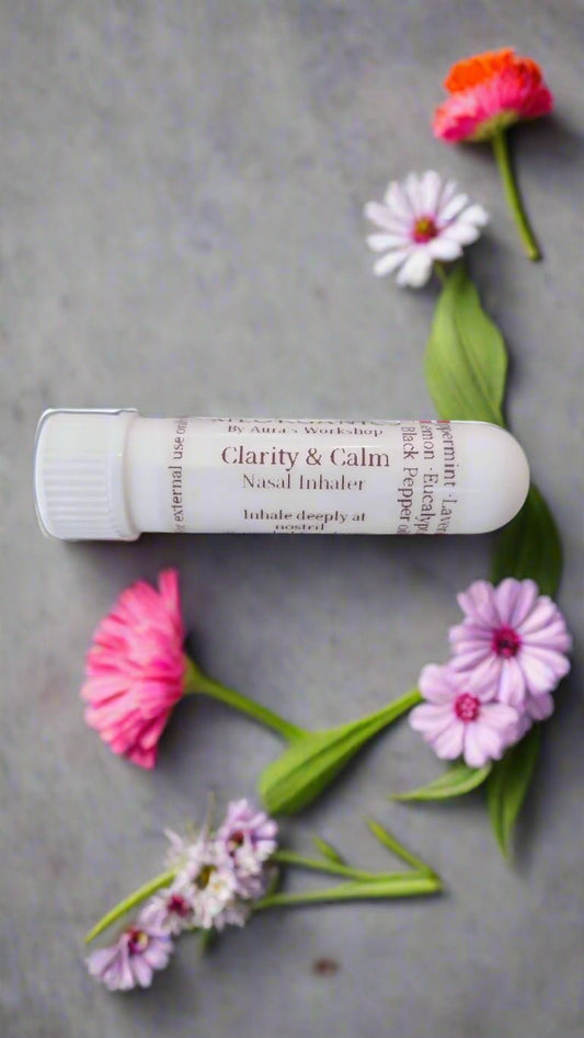 🌿 Clarity & Calm Nasal Inhaler – Focus, Balance & Relaxation - Auras Workshop Auras Workshop