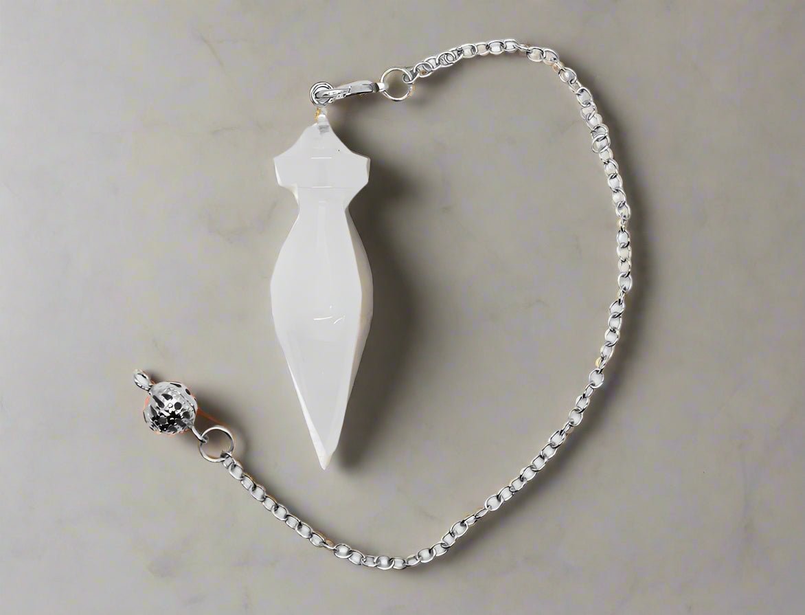 🔮 Clear Quartz Pendulum | Divination, Chakra Balancing & Energy Amplification - Auras Workshop Auras Workshop