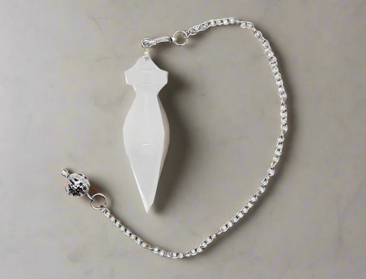 🔮 Clear Quartz Pendulum | Divination, Chakra Balancing & Energy Amplification - Auras Workshop Auras Workshop