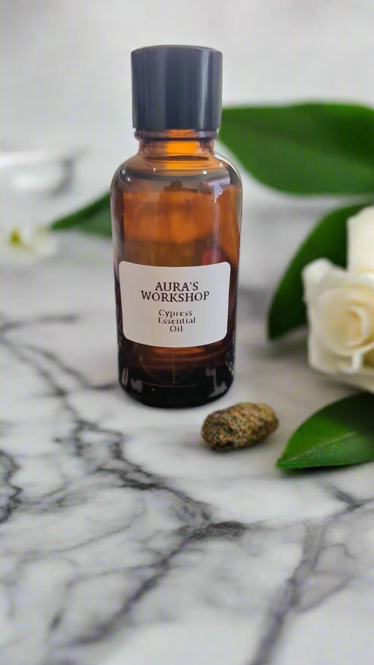 🌿 Cypress Essential Oil – 30ml - Auras Workshop Auras Workshop