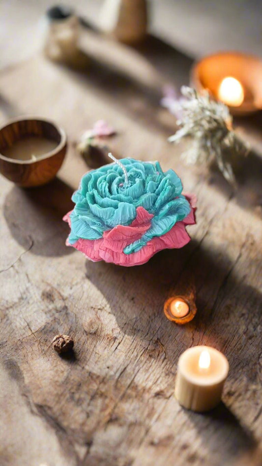 💀 Death by Rose Candle – Dark Chocolate Scent | Halloween Collection by Aura’s Workshop - Auras Workshop Auras Workshop