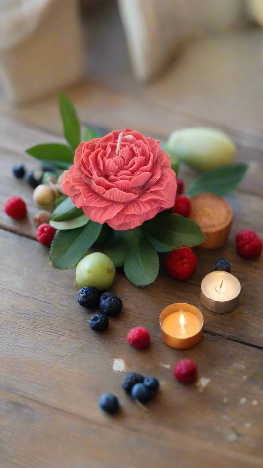 💀 Death by Rose Candle – Harvest Apple Scent | Halloween Collection by Aura’s Workshop - Auras Workshop Auras Workshop