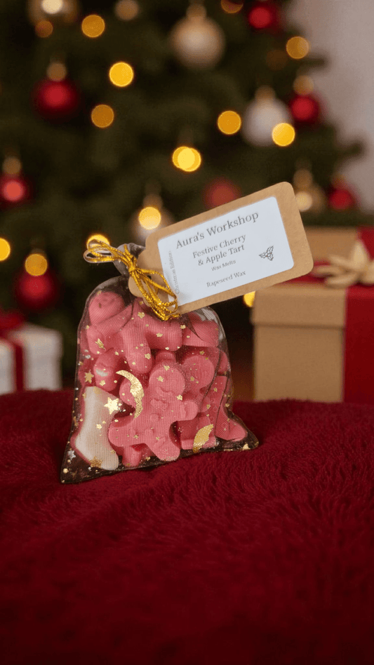 🍒 Festive Cherry & Apple Tart Wax Melts – Christmas Edition - Auras Workshop Auras Workshop