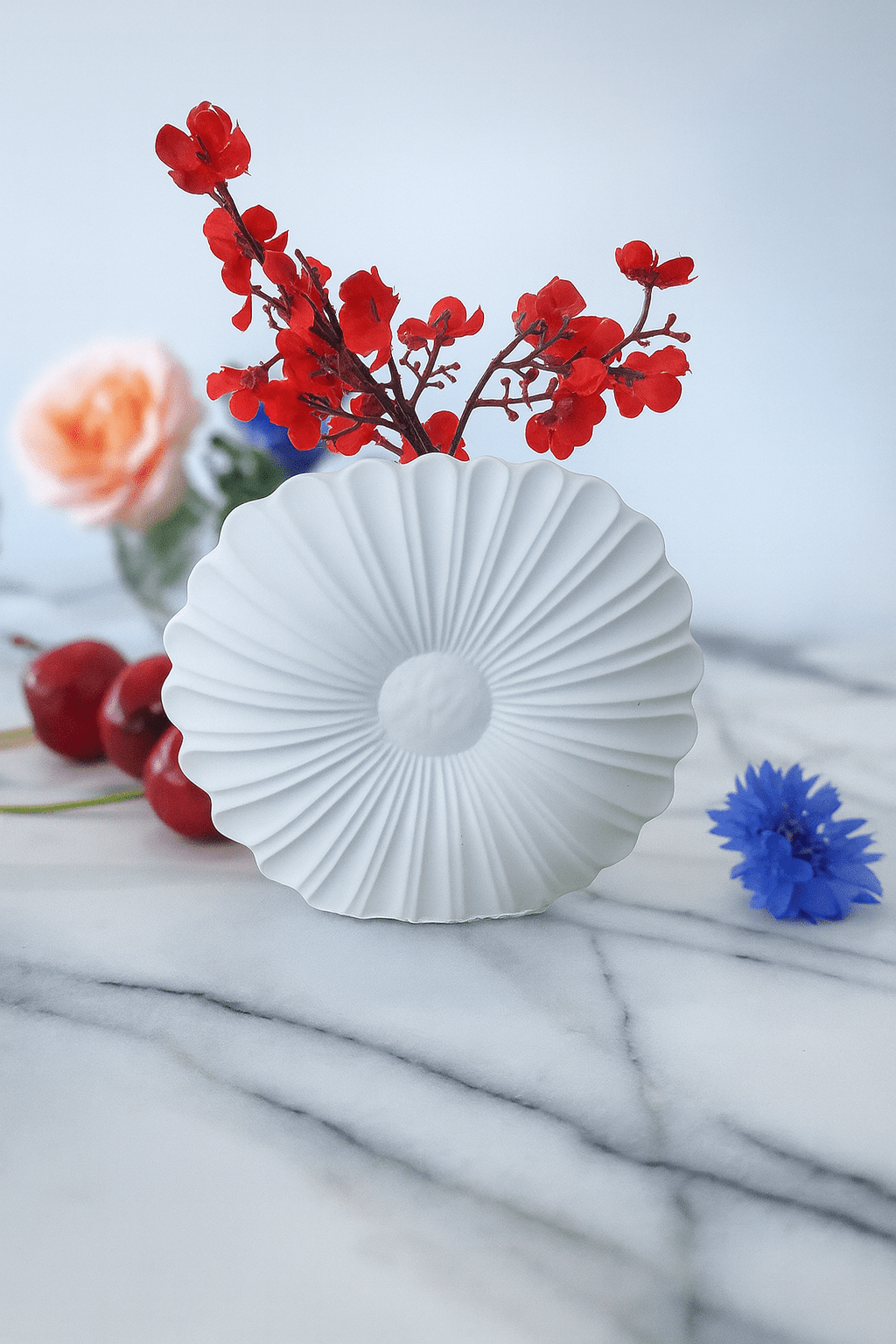 🌼 Flower Shape Daisy Vase – Award - Winning Décor by Aura’s Workshop - Auras Workshop Auras Workshop
