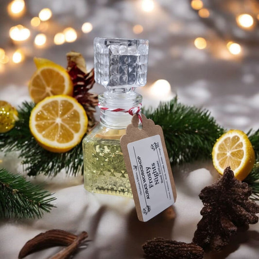 ❄️ Frosty Nights Reed Diffuser – Christmas Edition 50ml - Auras Workshop Auras Workshop