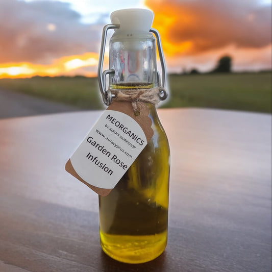 Garden Rose Infusion Massage Oil - 150ml Bottle - Auras Workshop Auras Workshop