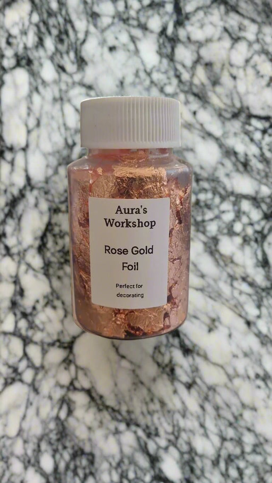 ✨ Gold Foil Flakes Small Tube – Add a Luxe Touch to Your DIY Creations! - Auras Workshop Auras Workshop