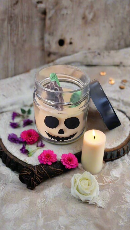 💀 Grave Fingers Candle – Gooey Gingerbread, Vanilla & Popcorn Scent | Halloween Collection by Aura’s Workshop - Auras Workshop Auras Workshop