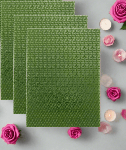 🌿 Green Beeswax x2 Sheets - Auras Workshop Auras Workshop