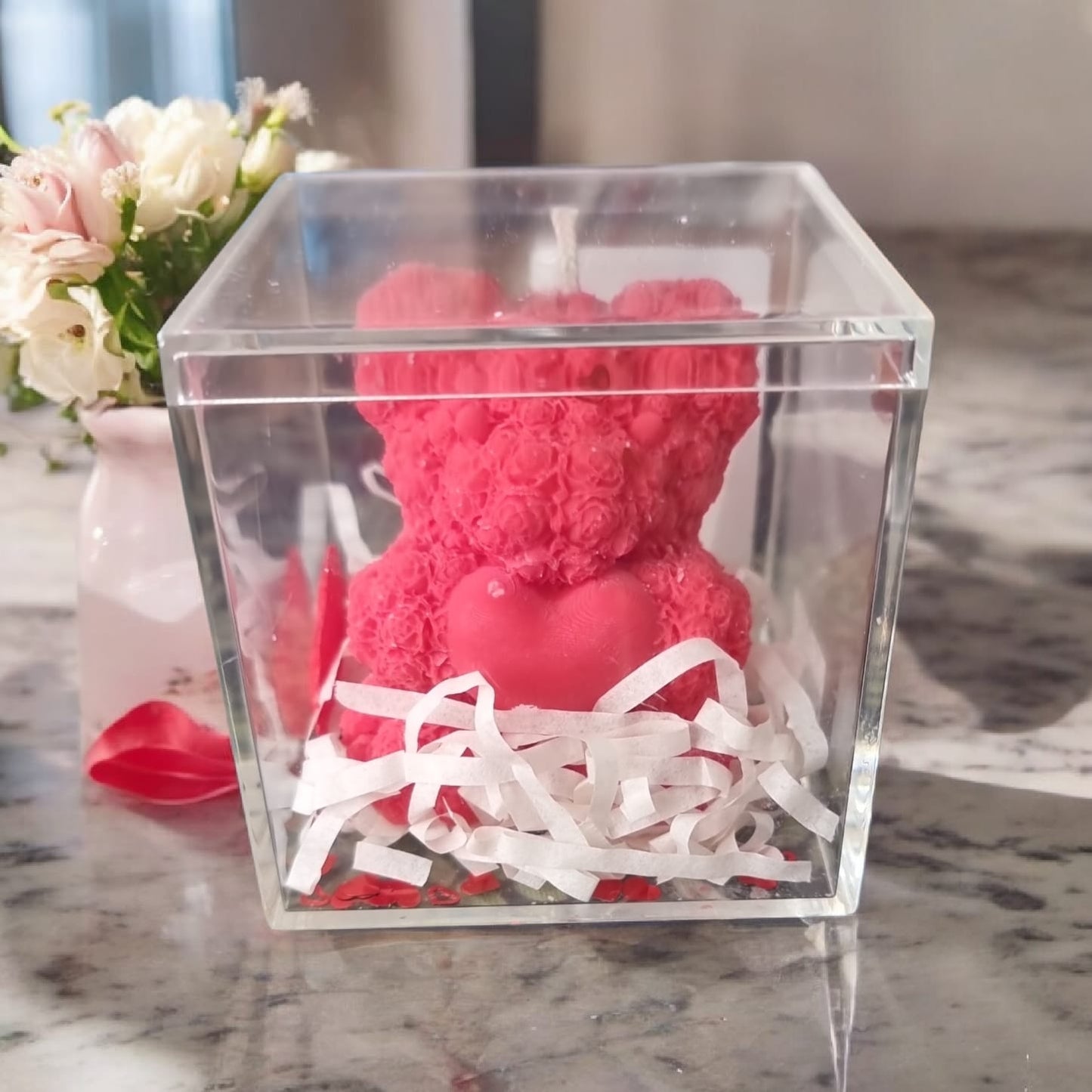 š»š Green Tea Bear Candle | Auraās Workshop | Fresh Green Tea | Valentineās Gift - Auras Workshop Auras Workshop