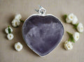 π Heart Caged Amethyst Pendant β Protection, Calm & Spiritual Balance Wisdom. Peace. Intuition. - Auras Workshop Auras Workshop
