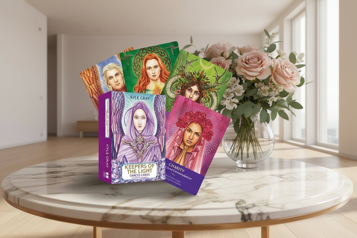 ✨🕊️ Keepers of the Light Oracle Cards by Kyle Gray | 45 - Card Deck & Guidebook Pre Loved - Auras Workshop Auras Workshop