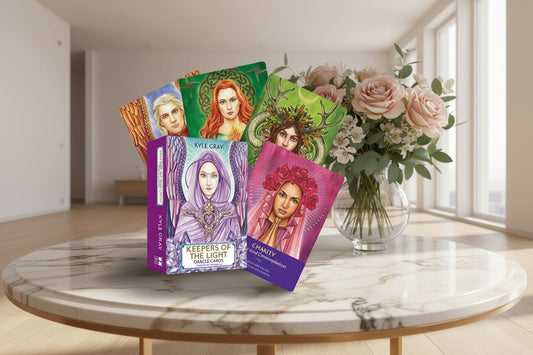 ✨🕊️ Keepers of the Light Oracle Cards by Kyle Gray | 45 - Card Deck & Guidebook Pre Loved - Auras Workshop Auras Workshop