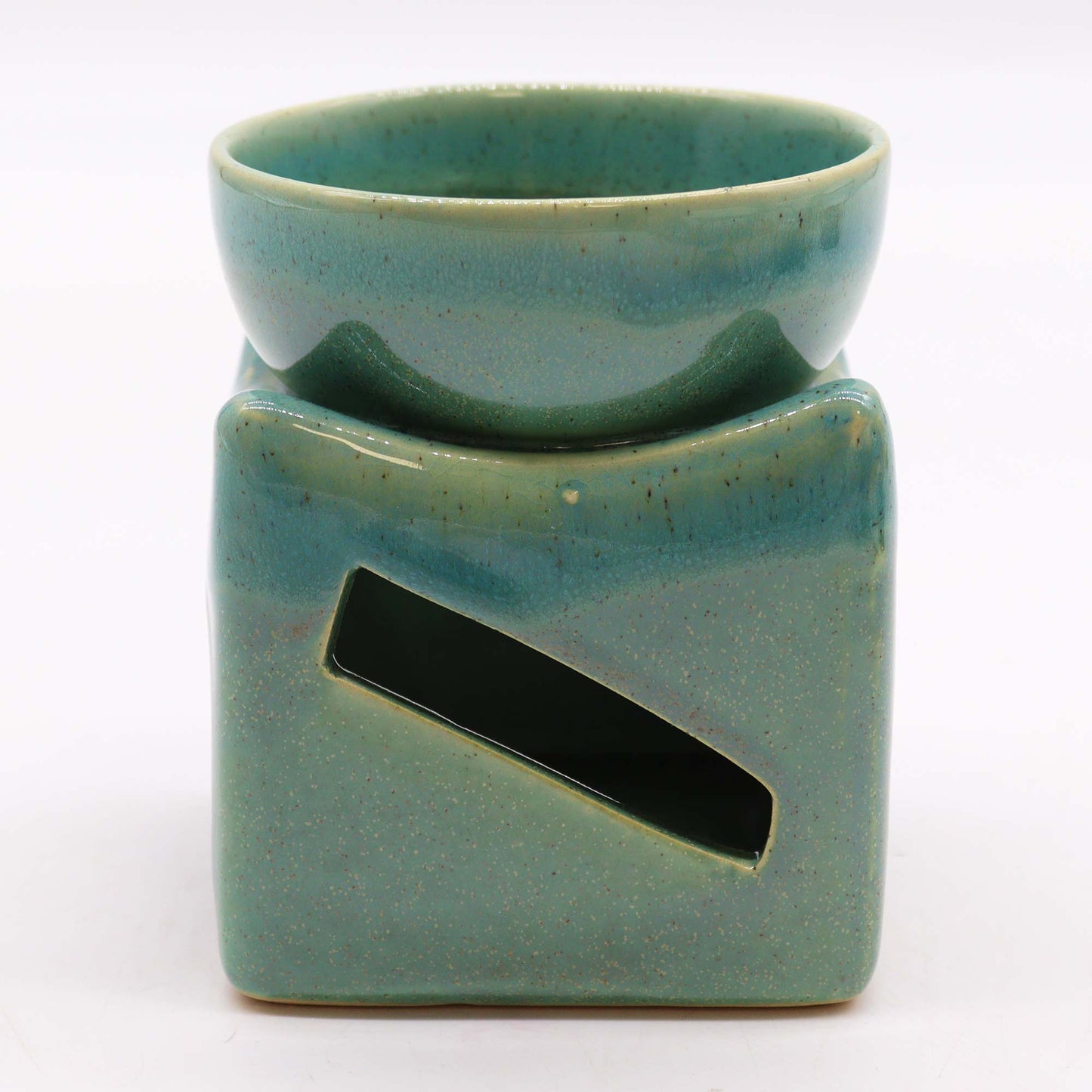 Lucky Coin Large Oil & Wax Burner – Jade - Auras Workshop Auras Workshop