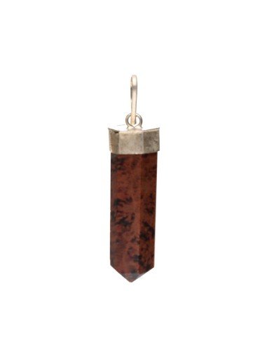 Mahogany Obsidian Point Pendant – Crystal Jewellery - Auras Workshop Auras Workshop
