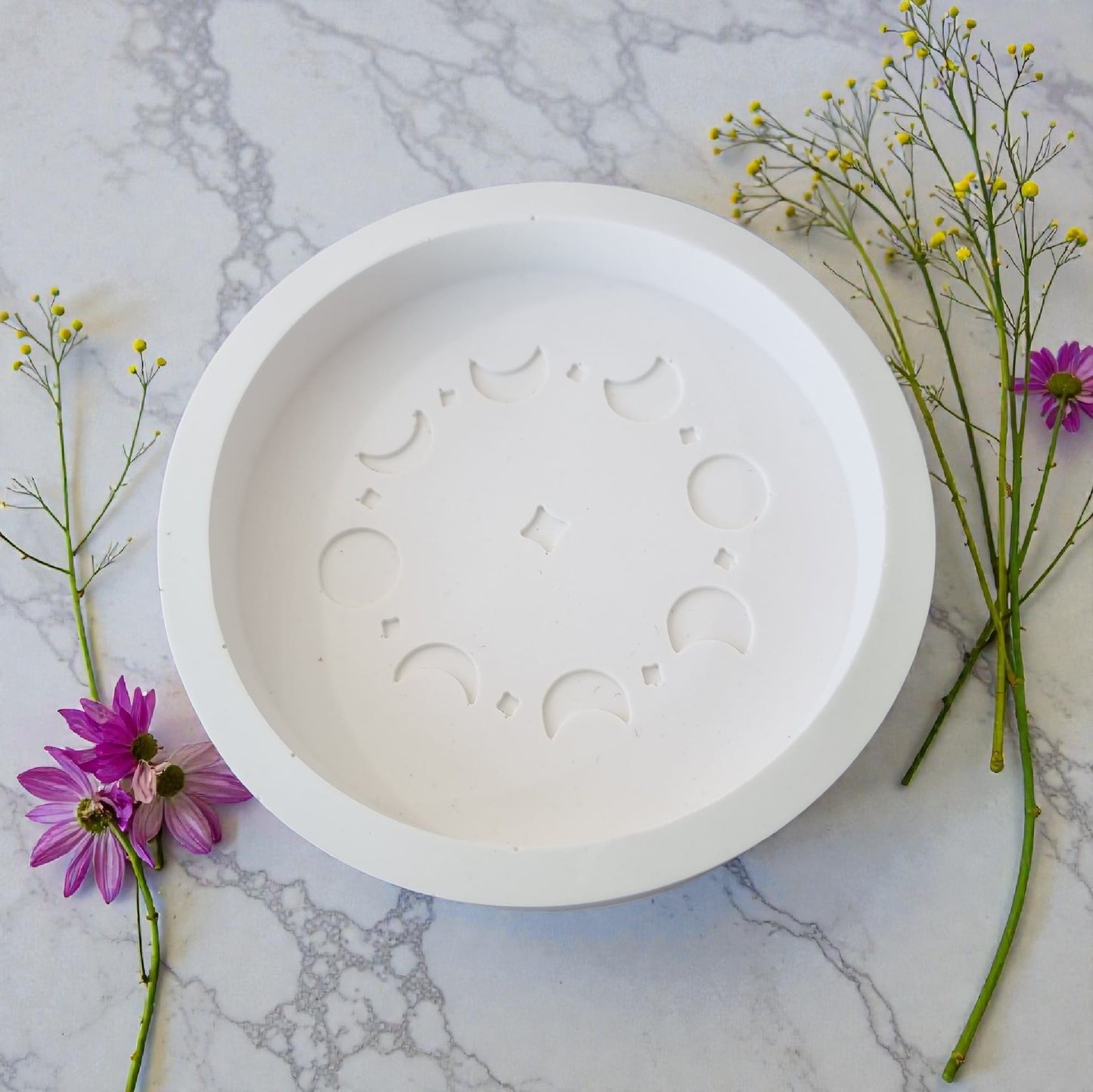 🌙✨ Moon Design Crystal Bowl | Jewellery & Trinket Dish | Home Decor Display - Auras Workshop Auras Workshop