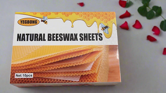 🐝 Natural Beeswax Sheets x10 - Auras Workshop Auras Workshop