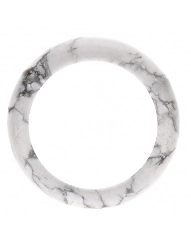 Natural Howlite Crystal Ring - Auras Workshop Auras Workshop