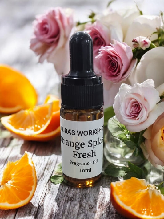 Orange Splash Fresh Fragrance Oil – 10ml - Auras Workshop Auras Workshop