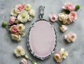 π Oval Rose Quartz Pendant β Love, Compassion & Emotional Healing Harmony. Self - Love. Peace. - Auras Workshop Auras Workshop