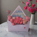 💌🌸 Petals & Promises Valentine’s Bouquet | Aura’s Workshop | Candle & Wax Melts | Love Envelope Gift Box - Auras Workshop Auras Workshop