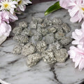 ✨🪨 Raw Pyrite Stone | Approx. 2–3cm | Determination, Wealth & Protection - Auras Workshop Auras Workshop