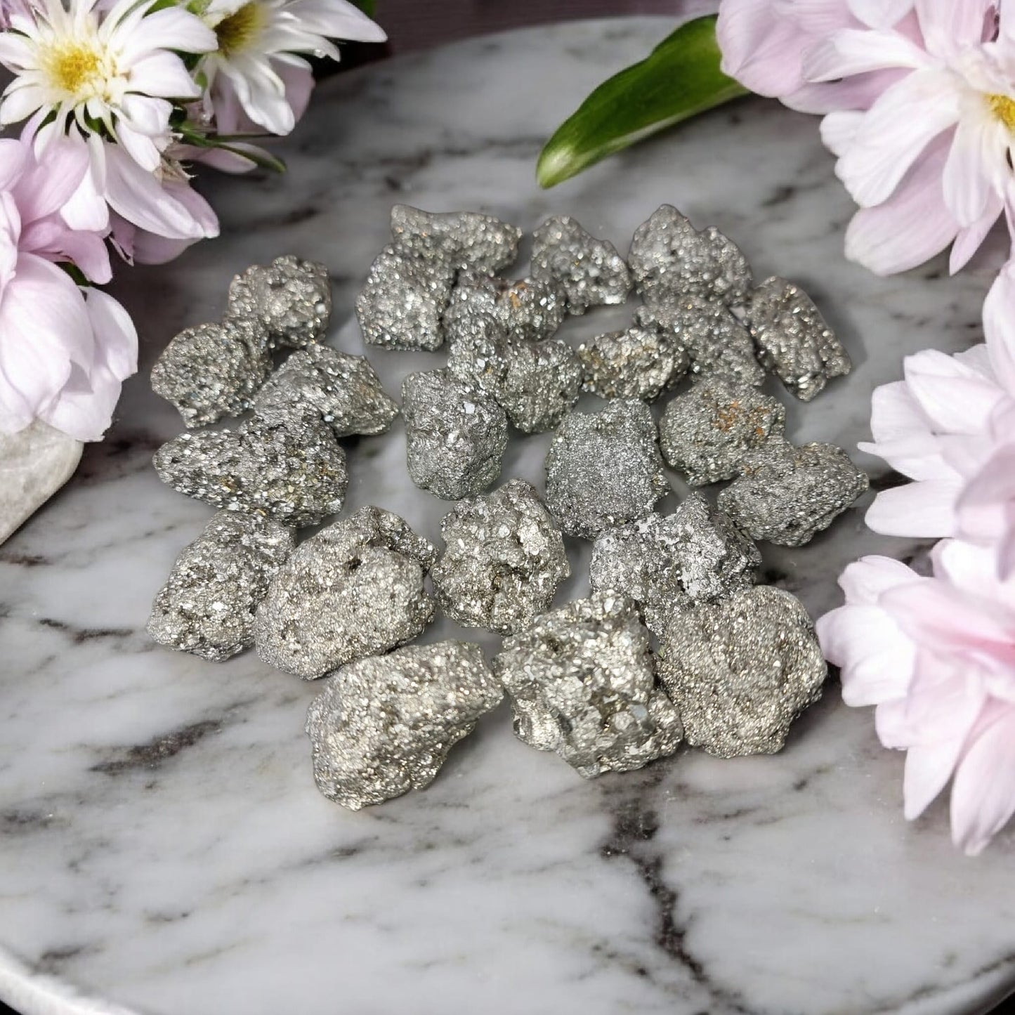 ✨🪨 Raw Pyrite Stone | Approx. 2–3cm | Determination, Wealth & Protection - Auras Workshop Auras Workshop