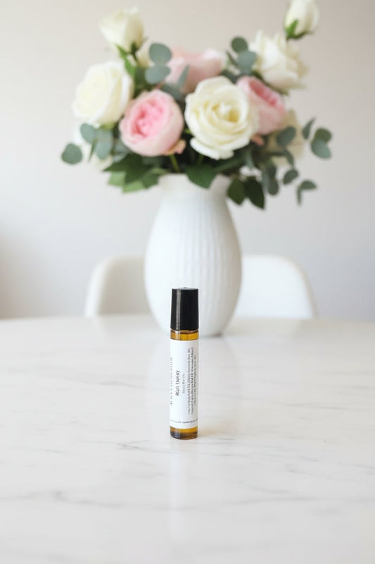 Rich Honey Men's Roll On Perfume 10ml – Golden Honey, Warm Spice & Soft Florals - Auras Workshop Auras Workshop