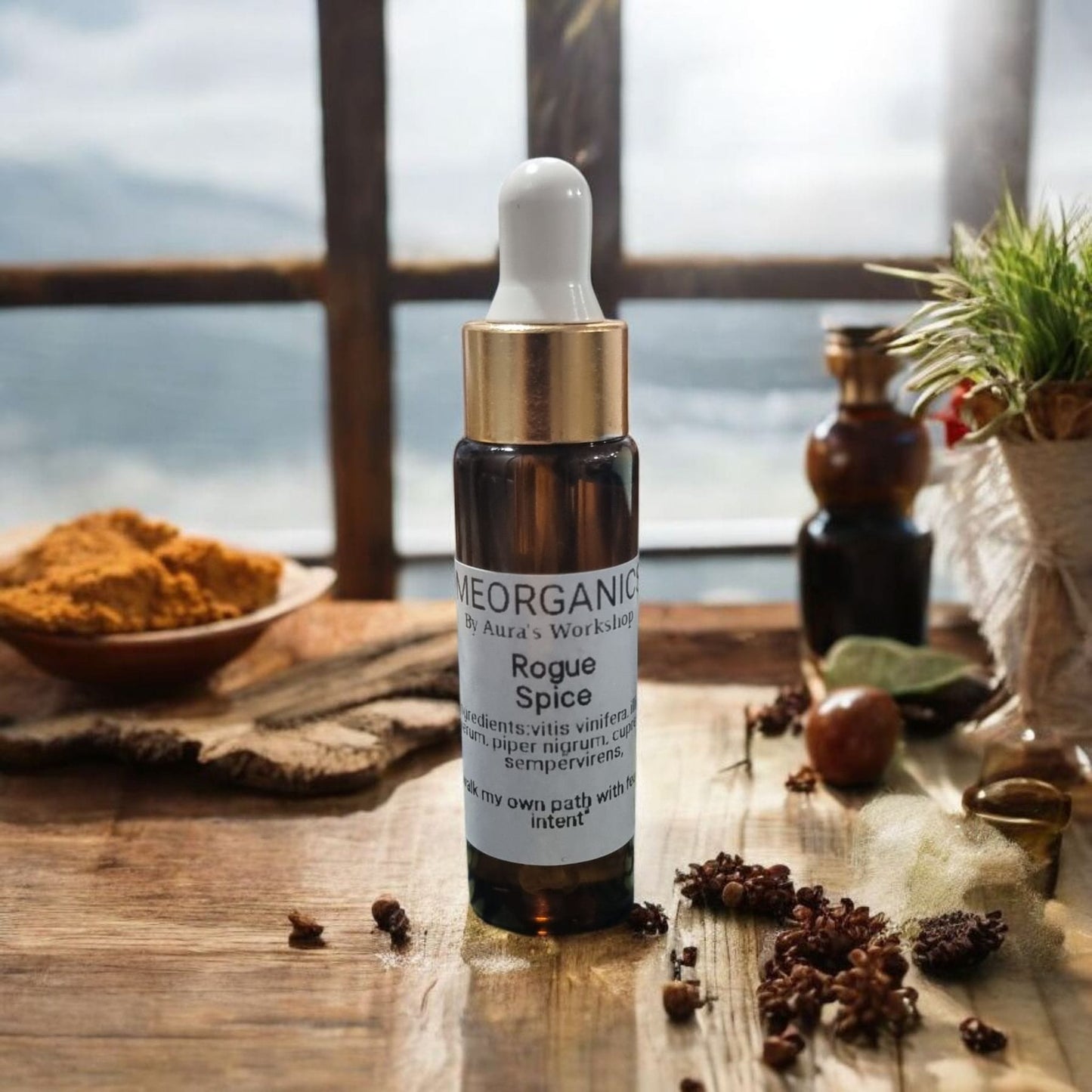 🔥 Rogue Spice Dropper for Him – 10ml Dropper Bottle | Aura’s Workshop - Auras Workshop Auras Workshop