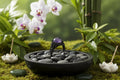 ๐โจ Round Amethyst Ring | Silver Tone | Calm & Intuition Crystal Jewellery - Auras Workshop Auras Workshop