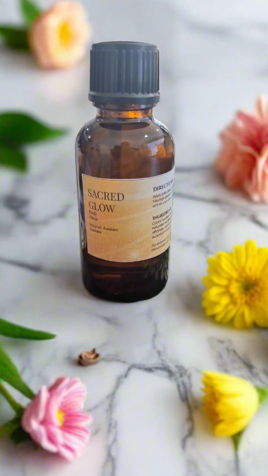 ✨ Sacred Glow Body Elixir – 30ml - Auras Workshop Auras Workshop