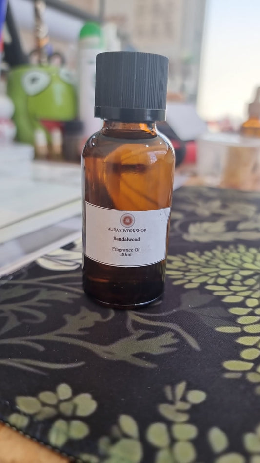 🌰 Sandalwood Fragrance Oil – 30ml - Auras Workshop Auras Workshop