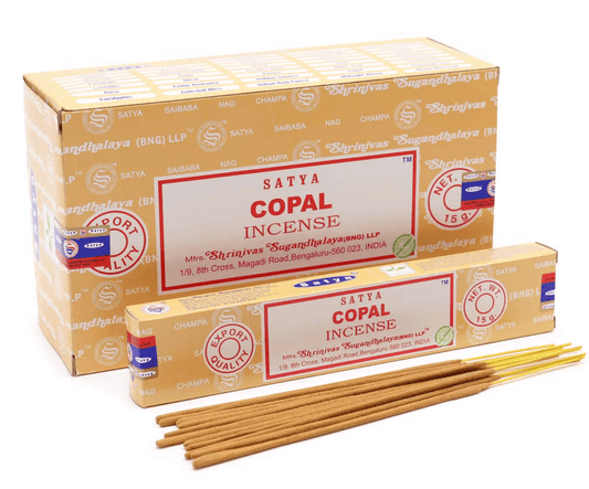 Satya Copal Incense Sticks – Resinous, Earthy & Cleansing Aroma - Auras Workshop Auras Workshop