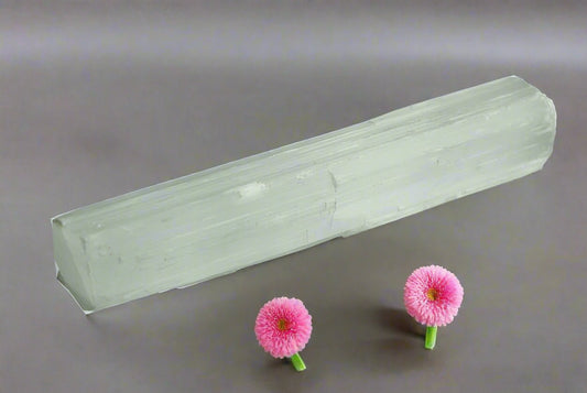 Selenite Stick – Approx. 10cm | Cleansing, Charging & Spiritual Healing - Auras Workshop Auras Workshop