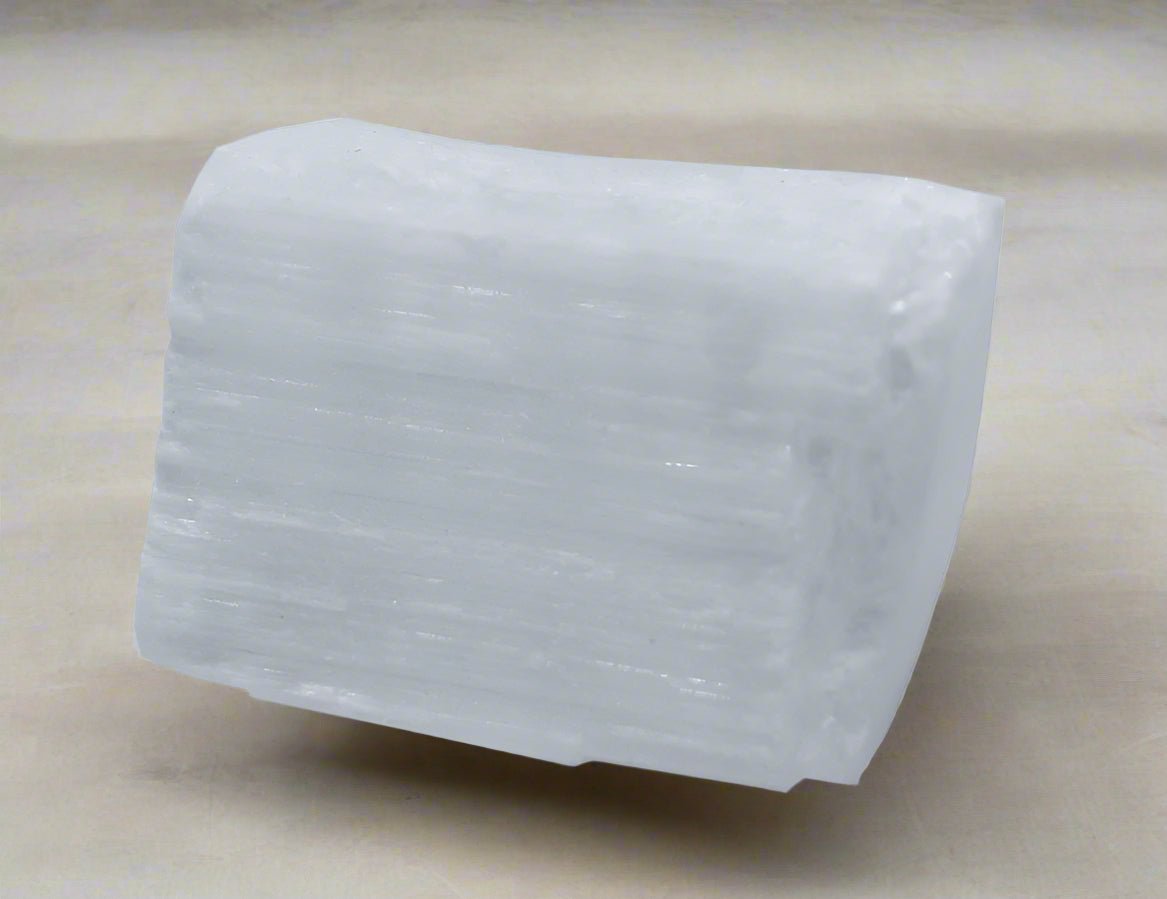 Selenite Stone Chunks | Raw Crystal Cleansing & Energy Healing - Auras Workshop Auras Workshop