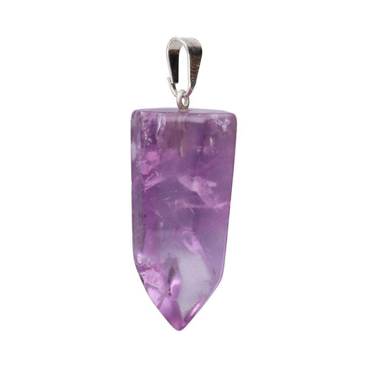 Small Amethyst Crystal Pendant – Crystal Jewellery - Auras Workshop Auras Workshop