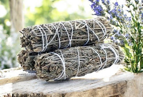 Smudge Stick - Lavender Sage 10cm - Auras Workshop Auras Workshop