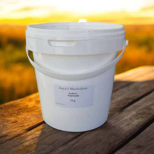 Sodium Hydroxide (Caustic Soda) – 1kg | Exp. 12/2027 - Auras Workshop Auras Workshop